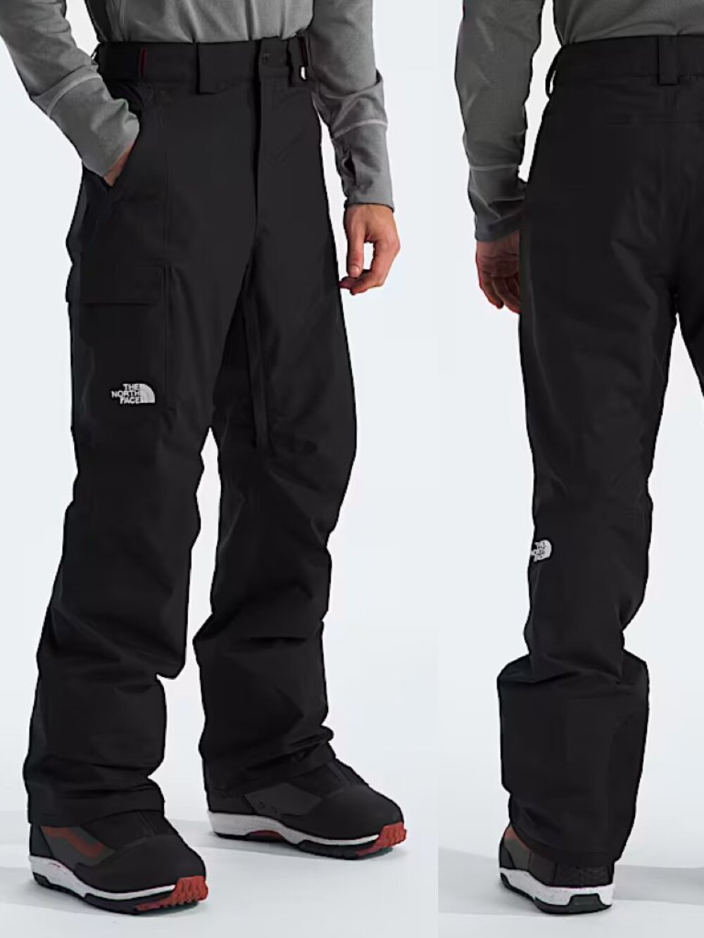 The North Face Mens Black Waterproof Freedom Snow Pants